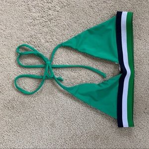 Green bikini top!